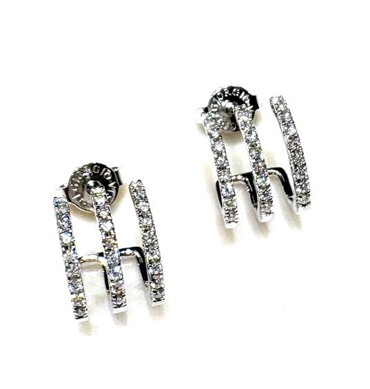 Orecchini Giorgio Visconti Donna in Oro bianco Diamante 0.26 Ct 42047342 - 42047342